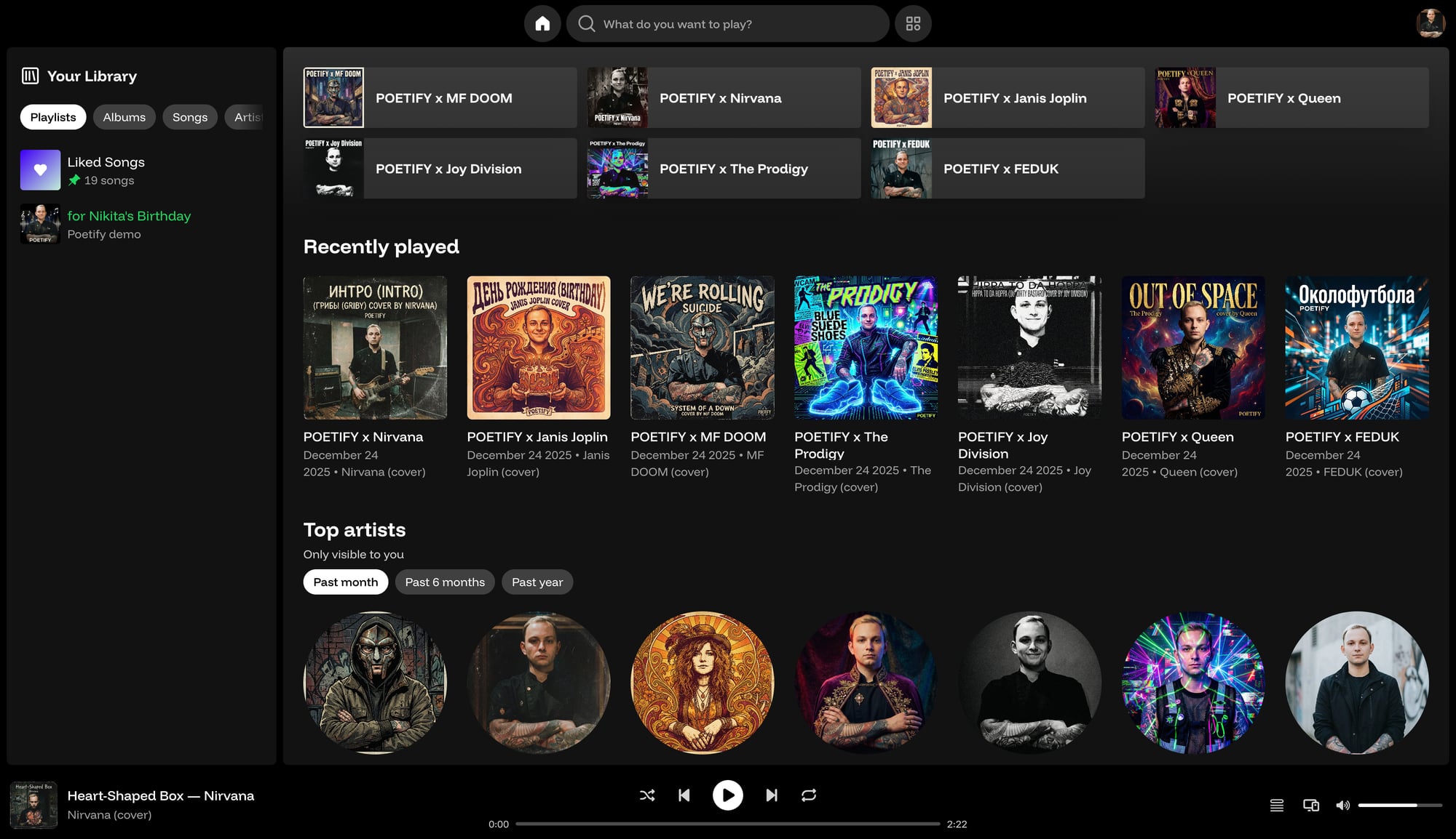 Poetify: AI Music Covers as a Birthday Gift