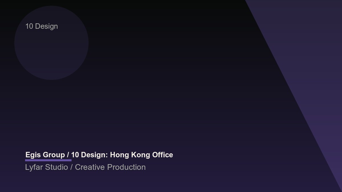 Egis Group / 10 Design: Hong Kong Office